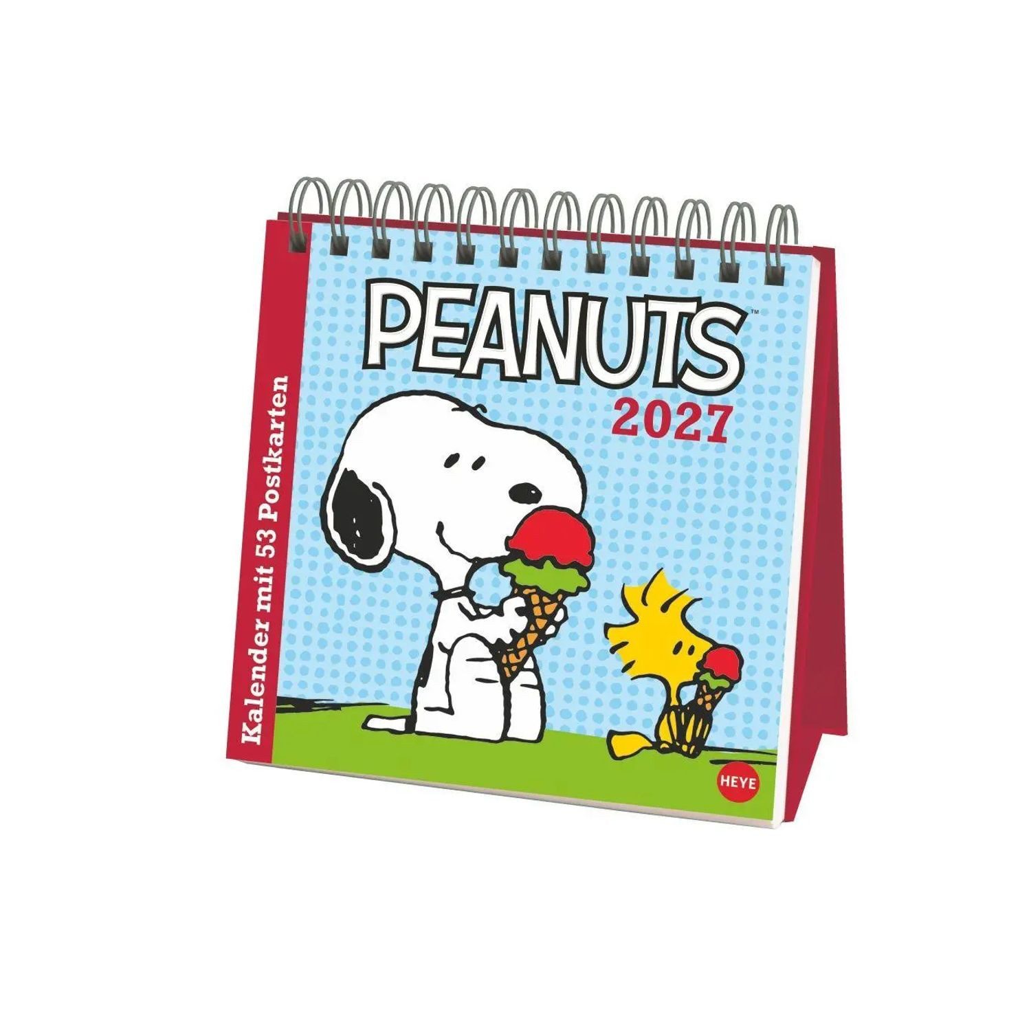 HEYE Wandkalender Peanuts Premium-Postkartenkalender 2027