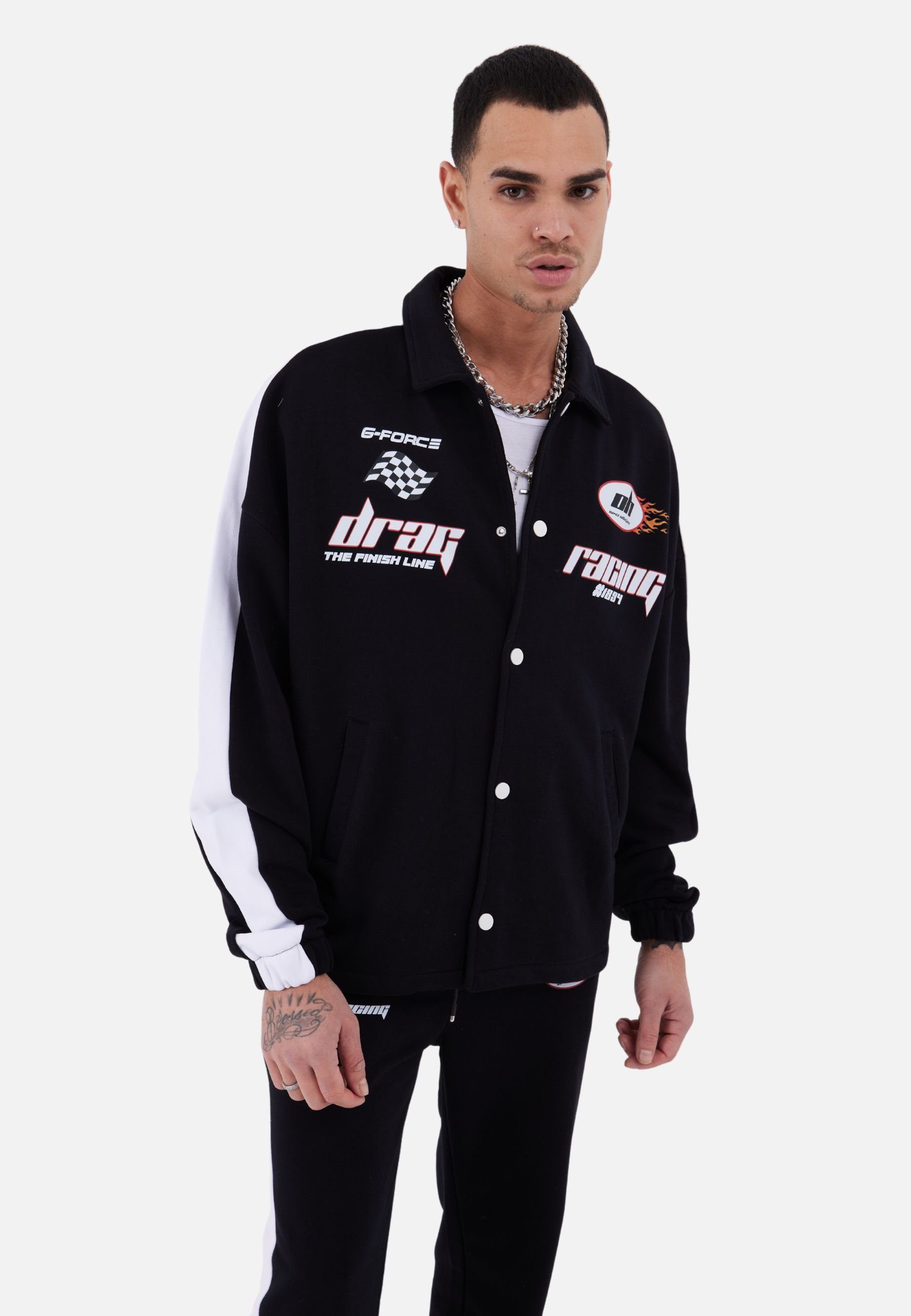 OSSY HOMER Trainingsanzug Set Drag Racing Freizeit Unisex Oversize