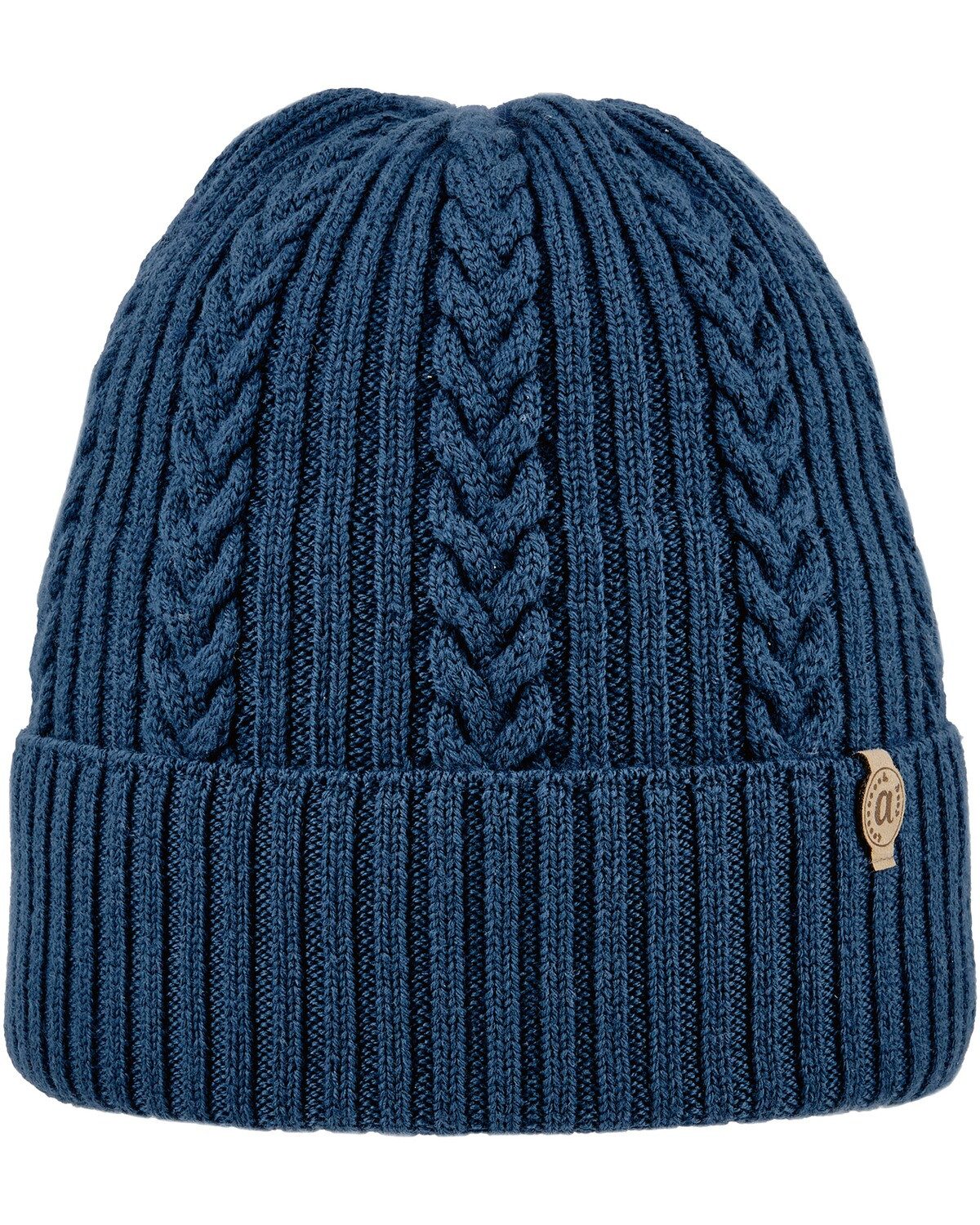 Areco Strickmütze Damen Zopfstrick-Mütze Merino