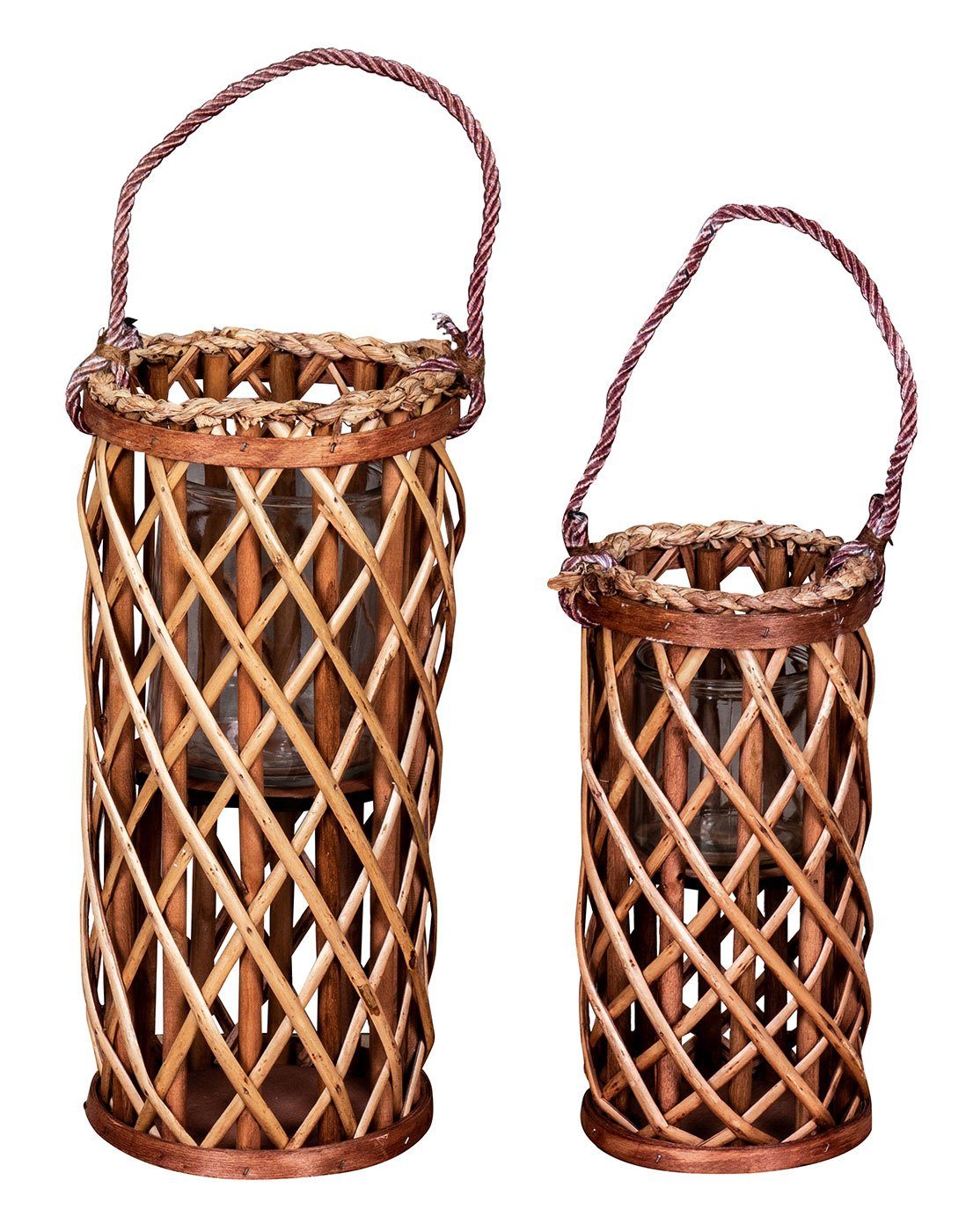 Levandeo® Kerzenlaterne, 2er Set Laterne Windlicht günstig online kaufen