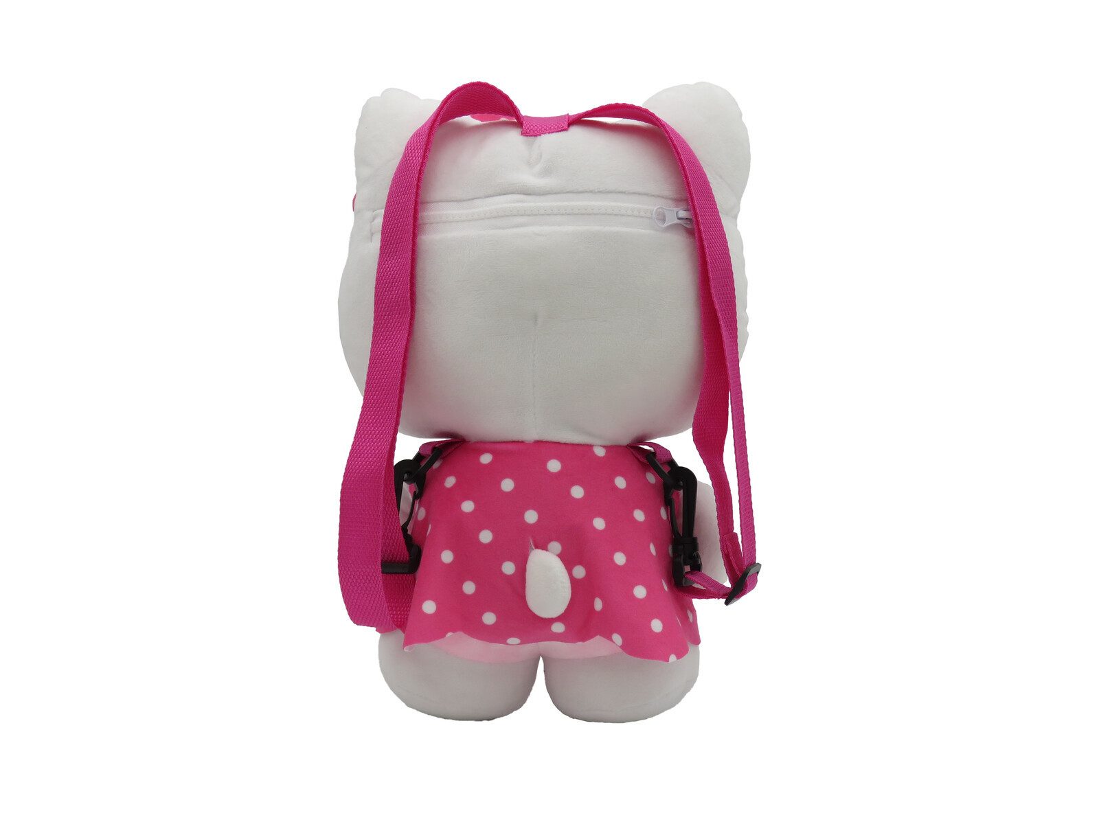 Hello Kitty Kinderrucksack - Plüschrucksack Kuschelig mit Reißverschluss (1-tlg)
