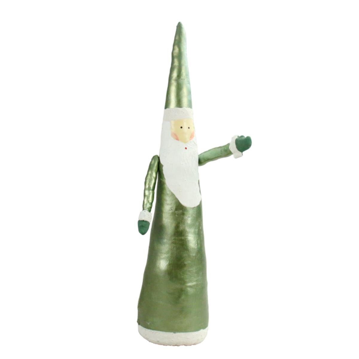 NIC DYSENS Weihnachtsmann nic duysens Nikolaus mint metallic H ca 60 cm (Stück)