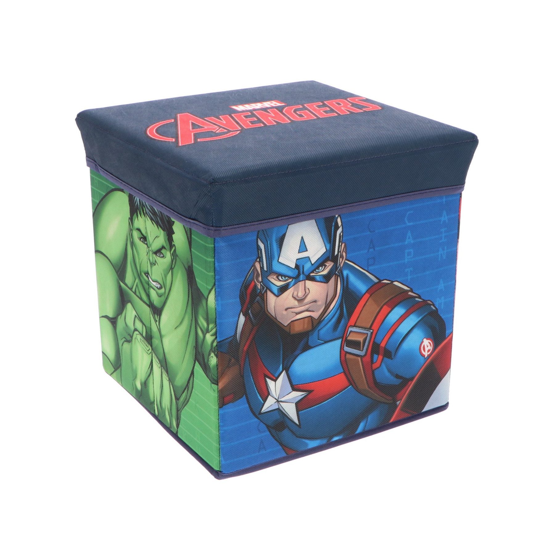 The AVENGERS Aufbewahrungsbox Aufbewahrungsbox mit Sitz Stuhl 30x30x30 cm f günstig online kaufen