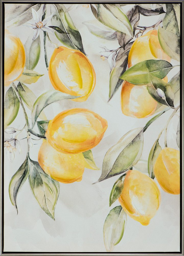 ArtUniverse Gemälde Leinwandbild Zitronenbaum II 52,5 x 72,5 cm, Modern