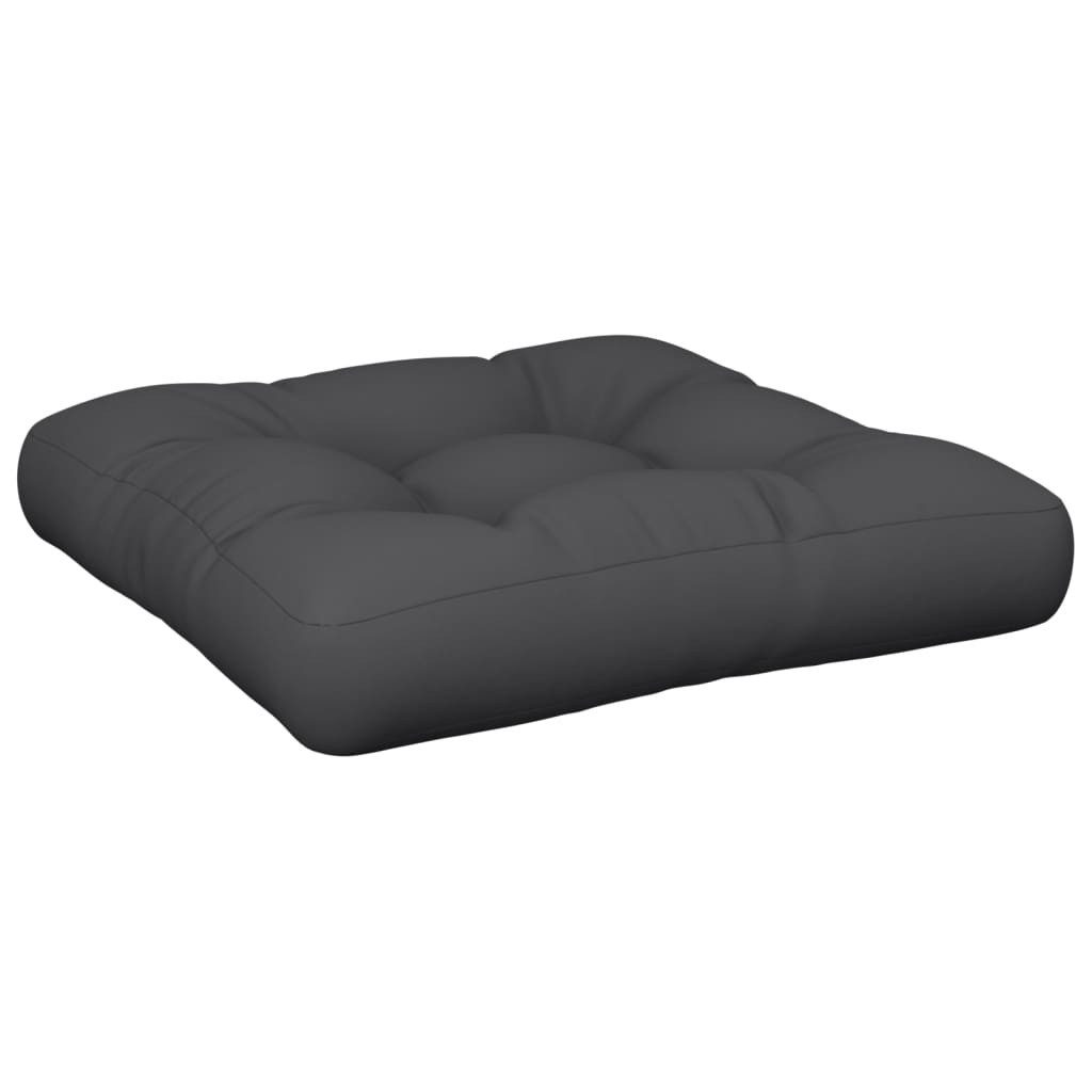 vidaXL Sitzauflage Palettenkissen Schwarz 50x50x12 cm günstig online kaufen