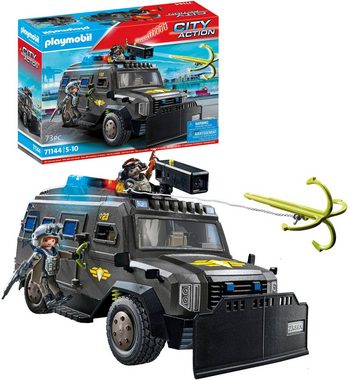 Playmobil® Konstruktions-Spielset SWAT-Geländefahrzeug (71144), City Action, (73 St), Made in Europe; mit Licht und Sound