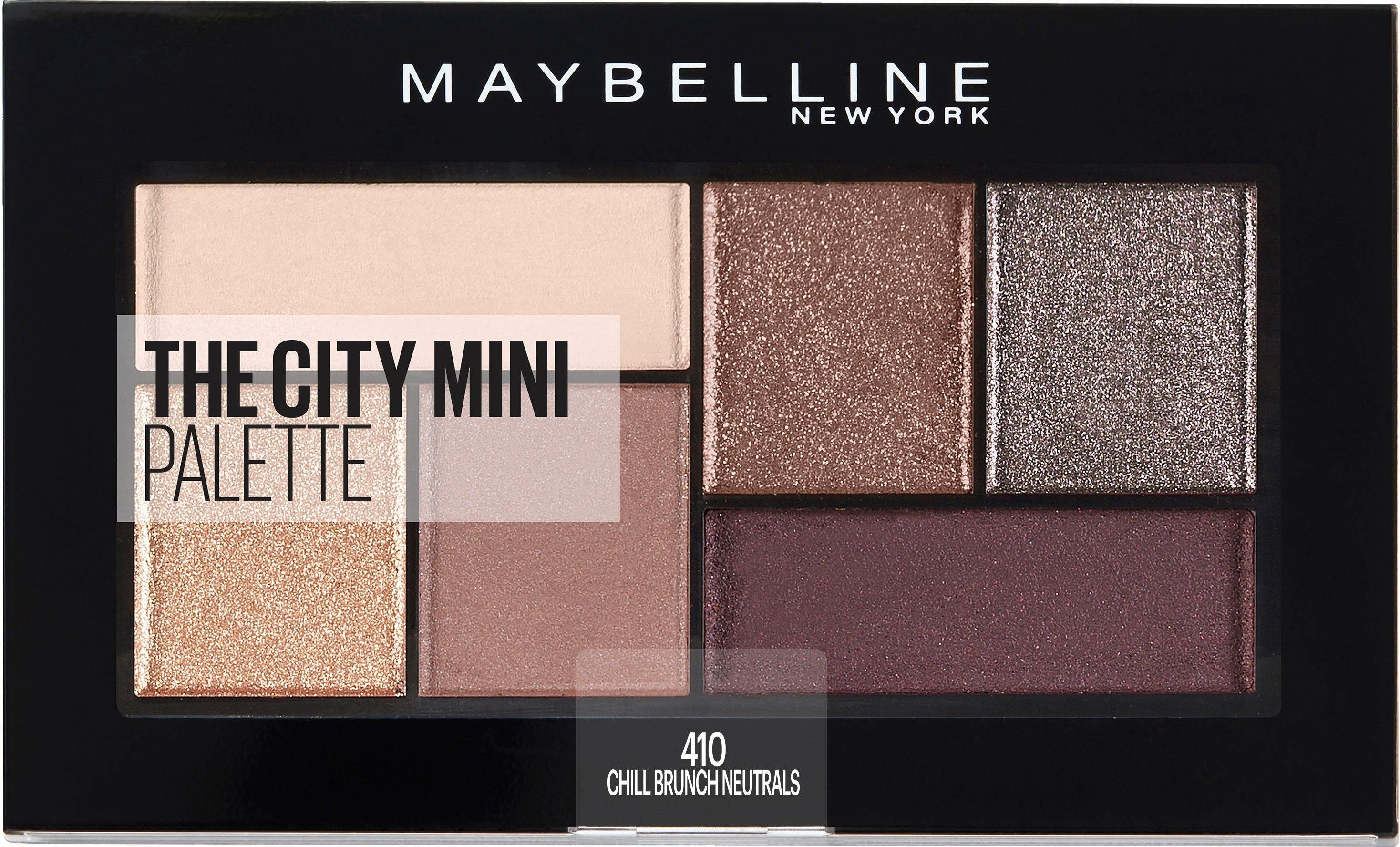 MAYBELLINE Chill City Neutrals Lidschatten-Palette Brunch The Mini, NEW YORK