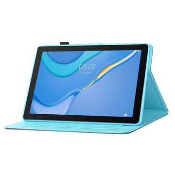 Wigento Tablet-Hülle Für Samsung Galaxy Tab A9 Plus Kunstleder Tablet Tasche Hülle Motiv 24