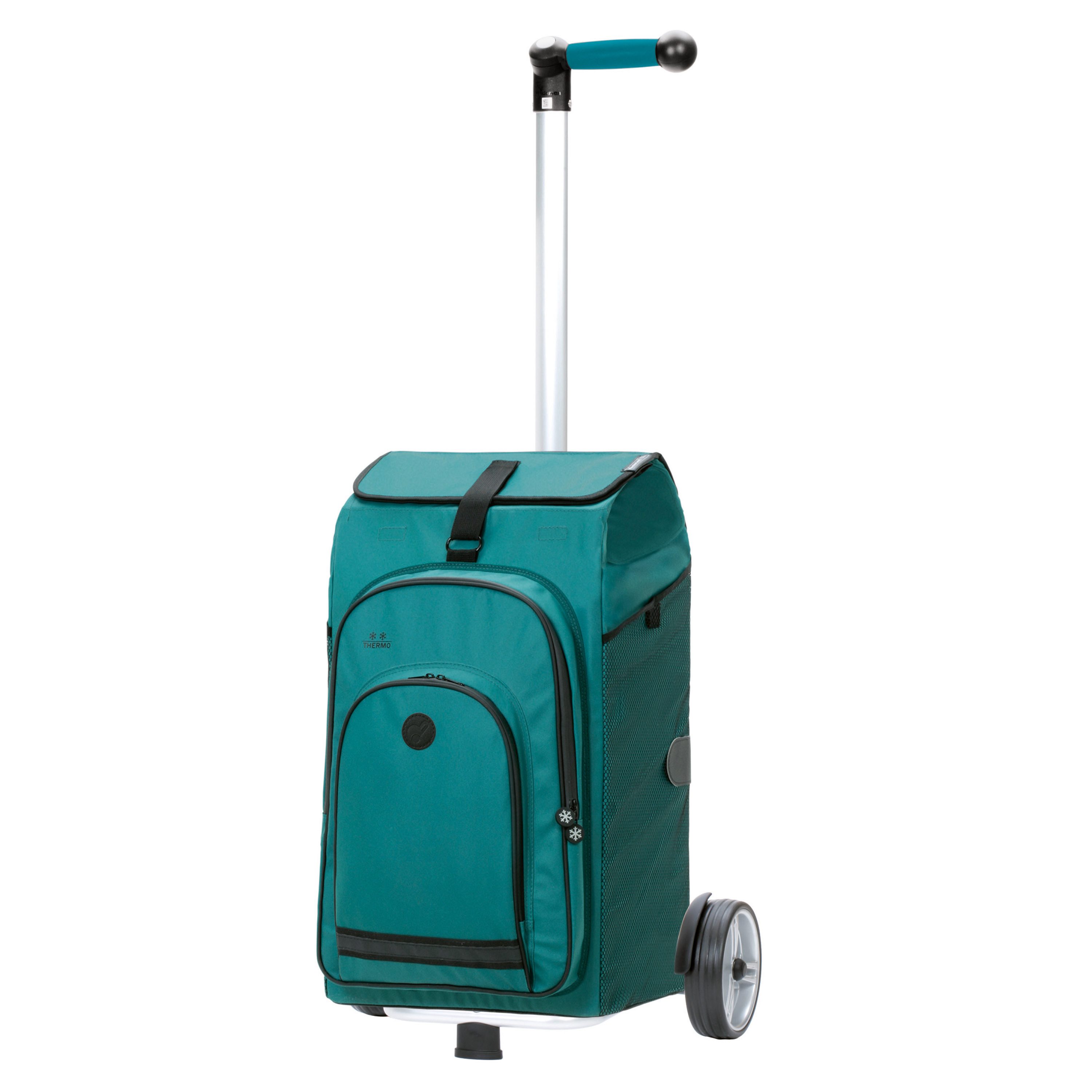 Andersen Einkaufstrolley Unus Shopper Hydro 3.0 petrol, Thermo, klappbar, höhenverst., belastbar bis 40kg, wasserabweisend