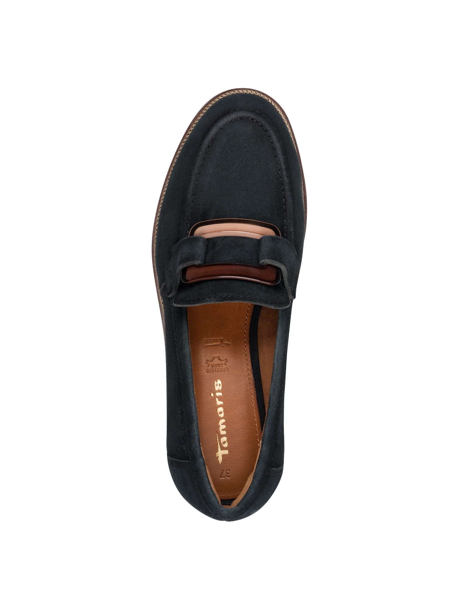 Tamaris TOUCH-IT aus Leder kein Absatz 1-24722-43 Slipper TOUCH-IT
