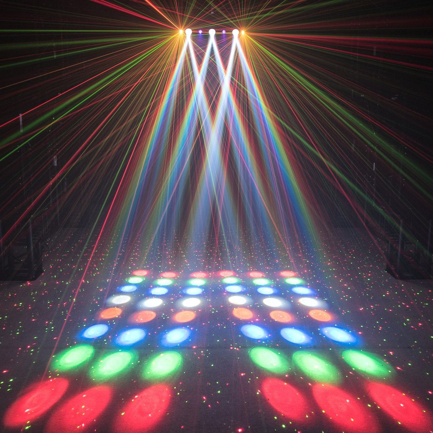 EUROLITE Discolicht LED Multi FX Laser Bar komplette Lichtshow für