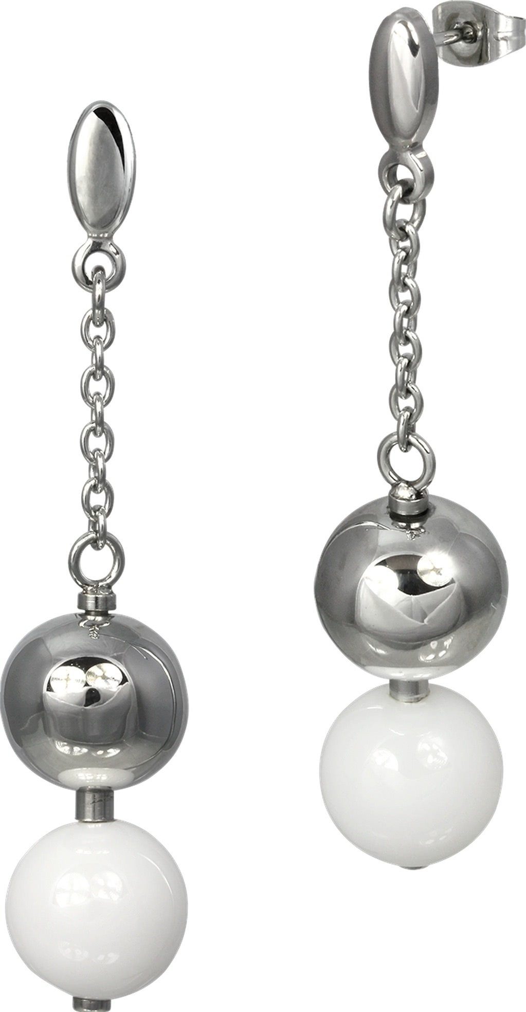 Amello Paar Ohrhänger Amello Ohrringe Edelstahl Keramik (Ohrhänger), Damen günstig online kaufen