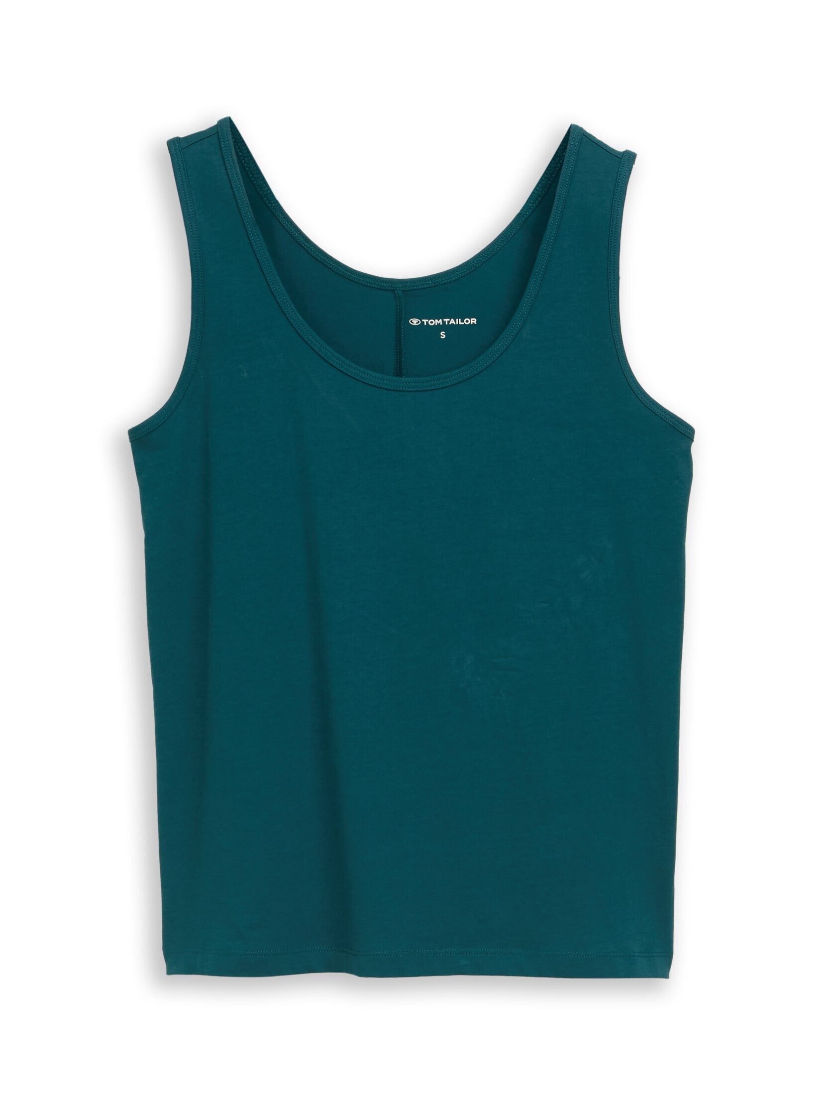 TOM TAILOR Trägertop T-Shirt Slim Fit Top mit Rundhalsausschnitt günstig online kaufen