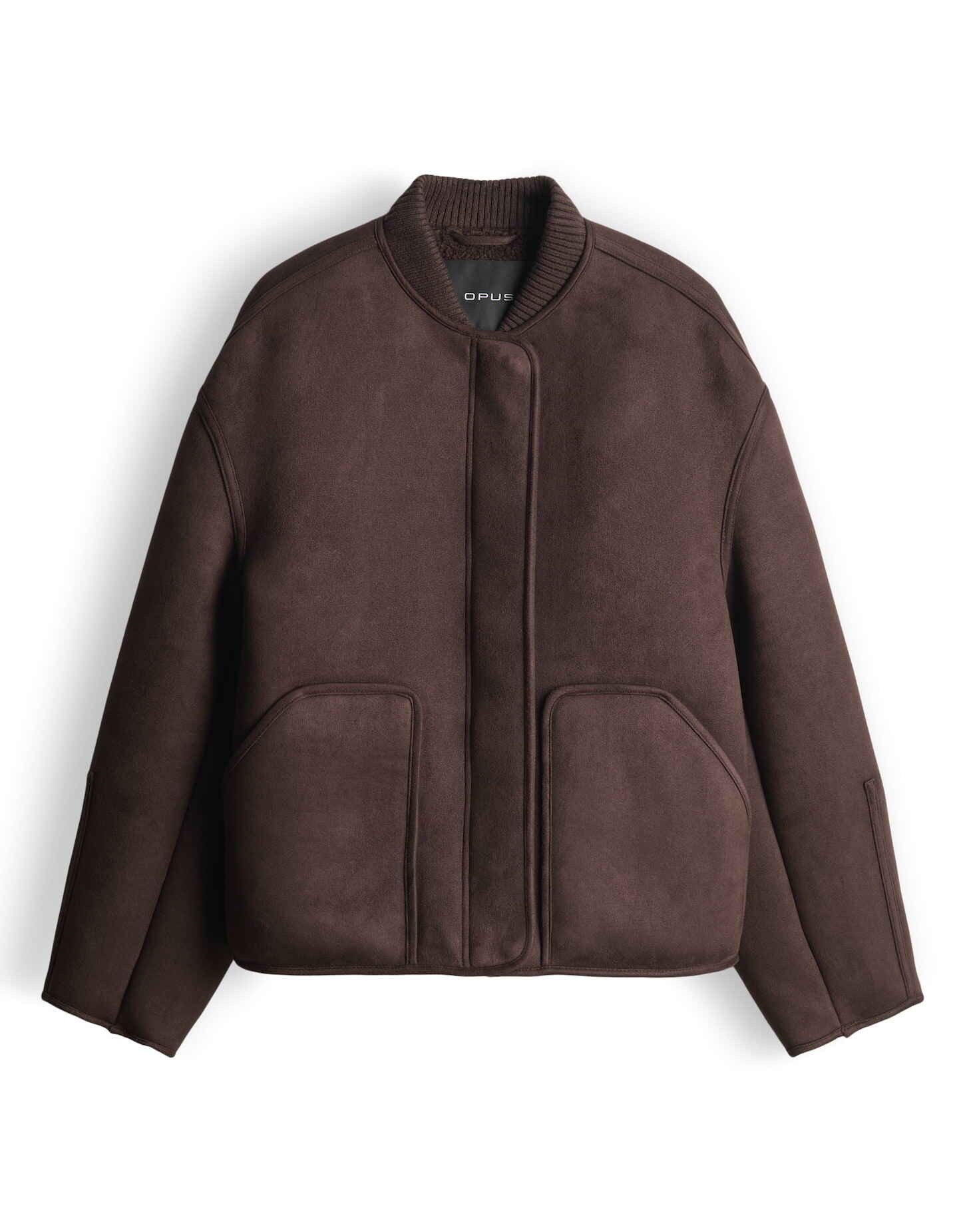 OPUS Blouson HALISSA Regular in Wildlederoptik lockere Passform, weicher Griff