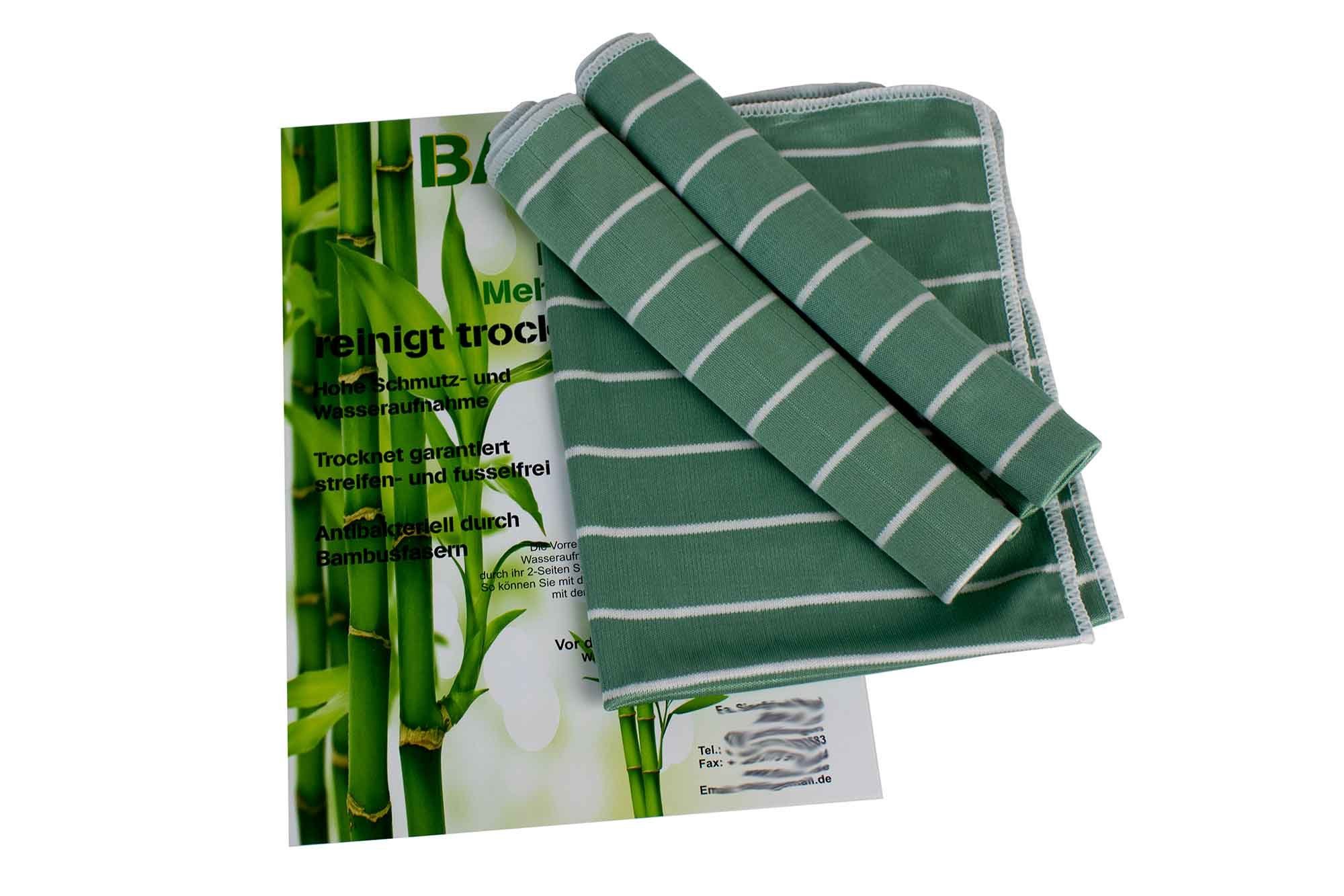 Muxel Muxel® Reinigung Bambus Tuch Set 3er Set Reinigungstuch (66% Polyester / 18% Viskose aus Bambus/ 16% Polyamid, 40)