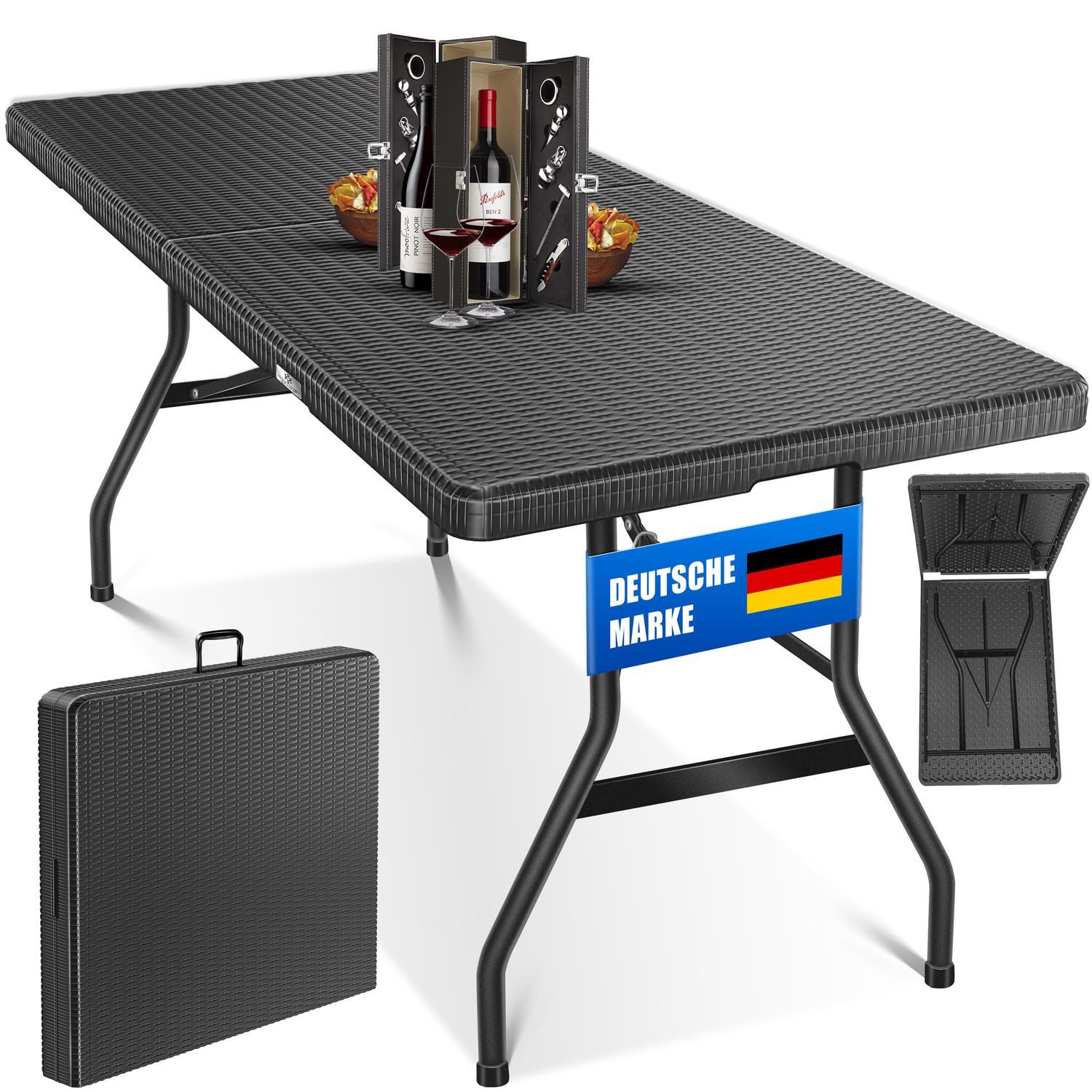 KESSER Tabletttisch, Buffettisch Tisch klappbar Kunststoff günstig online kaufen