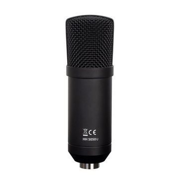 Cascha Streaming-Mikrofon Studio USB Kondensator Mikrofon (Set), ideal für Studio und Podcastanwendungen