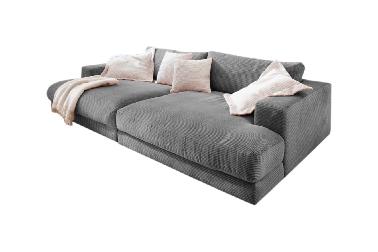 KAWOLA Big-Sofa Sofa Farben od. Stoff Cord verschiedene MADELINE