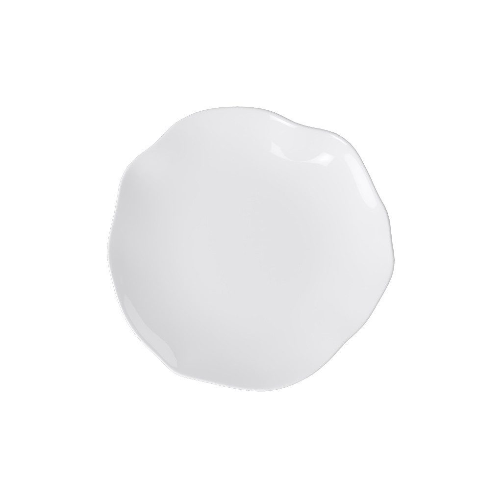 Villeroy & Boch Brotteller Pura Brotteller 29x29x3cm, (1 St), Premium Bone Porcelain, 1 Stck, mikrowellensicher,spülmaschinenfest, M