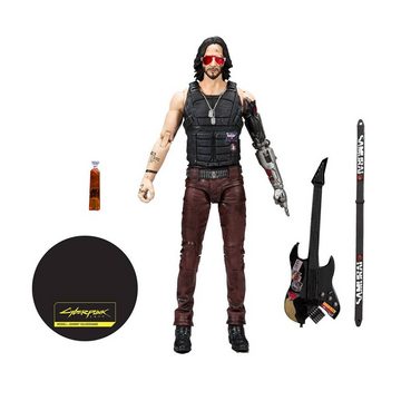 McFarlane Toys Merchandise-Figur Coole Cyberpunk 2077 Figur von Johnny Silverhand, Rockerboy Johnny, (Figur mit Zubehör), Actionfigur von Johnny Silverhand