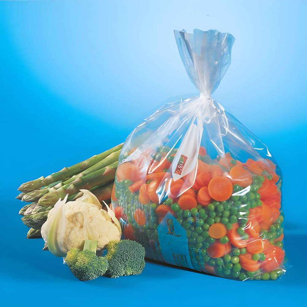 PAPSTAR Gefrierbeutel 45 x Gefrierbeutel LLDPE 6 l 46 x 30 cm transparent in Faltschachtel