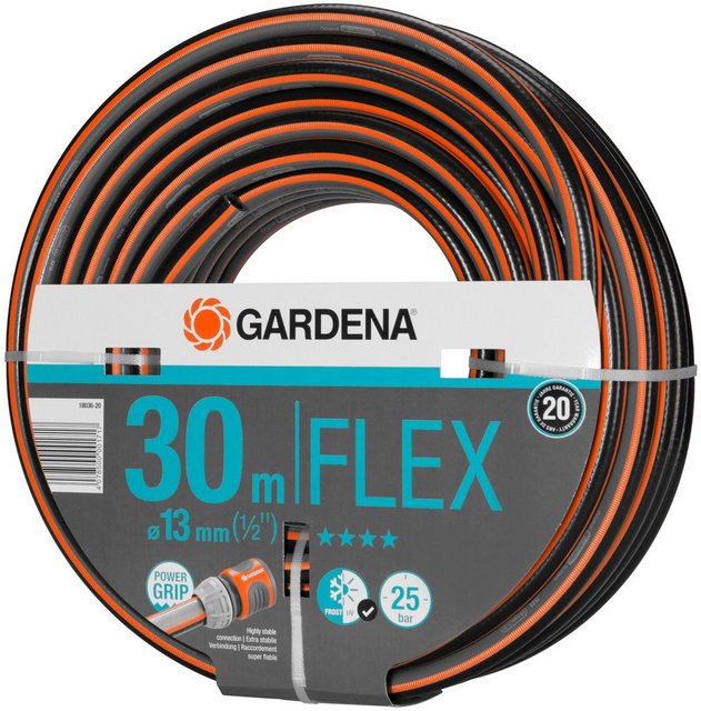 Gardena Gartenschlauch Comfort Flex 13 mm (1/2) 30 m mit PowerGrip bis 25 bar