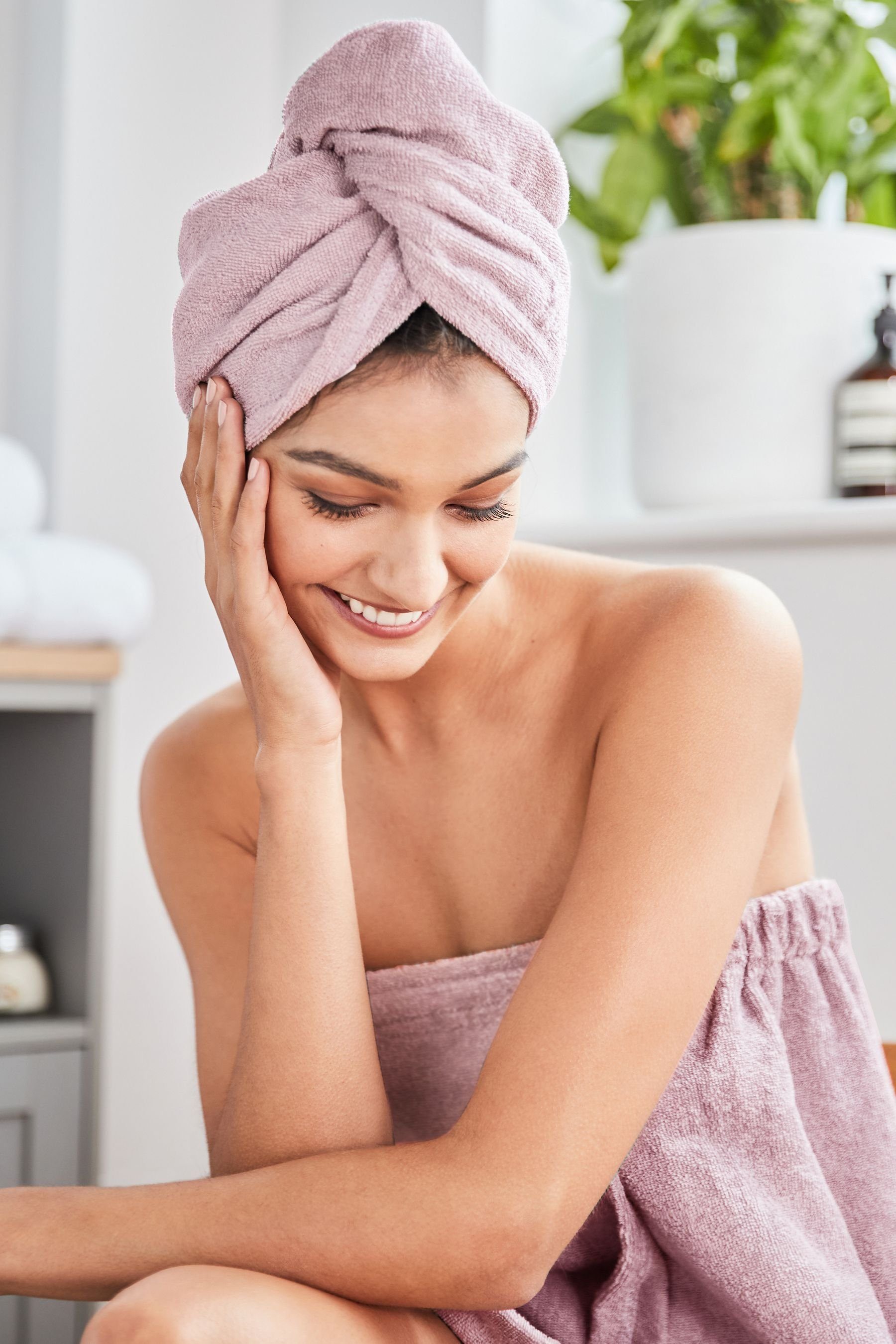 Next Handtücher Superweicher Frottee-Turban ägyptische Baumwolle, (1-St) günstig online kaufen