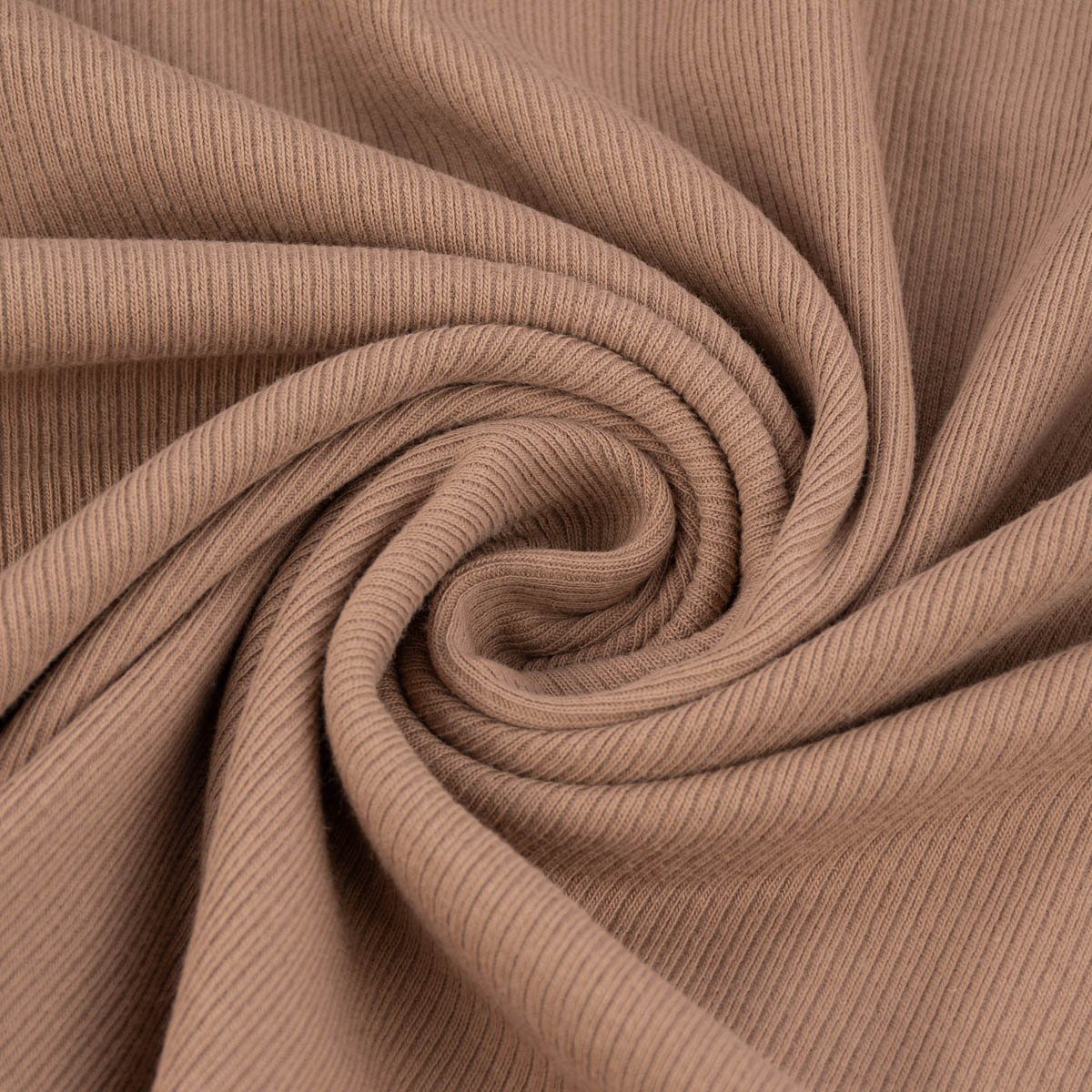 SCHÖNER LEBEN. Stoff Baumwolljersey Stoff Meterware Jerseystoff Rib Rippenstruktur 1,45m, allergikergeeignet