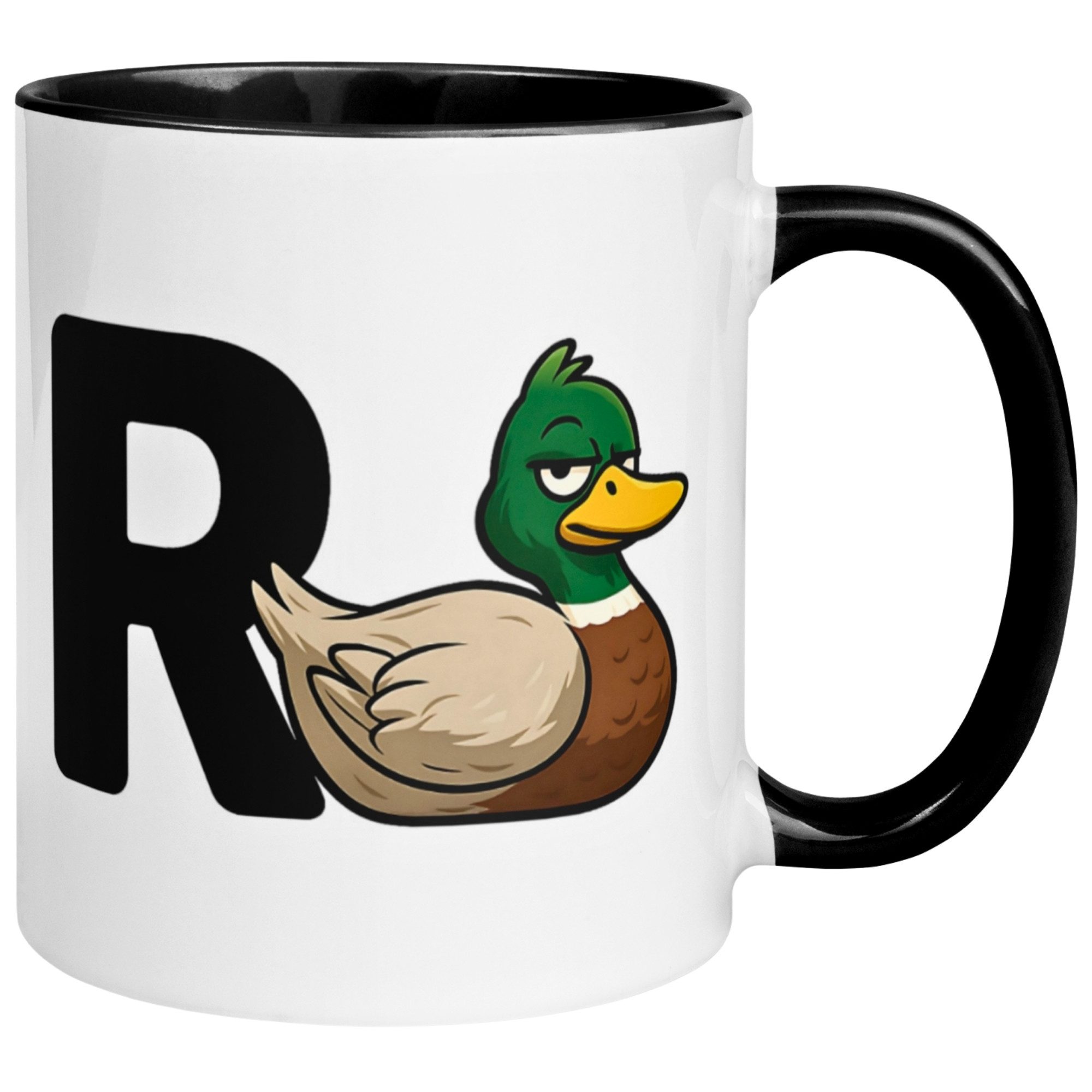 Momentals Tasse Rente – „R + Ente = Rente“ – Geschenk Renteneintritt Männer Frauen, Gratis Versand · Links-&Rechtshänder · Spülmaschinenfest