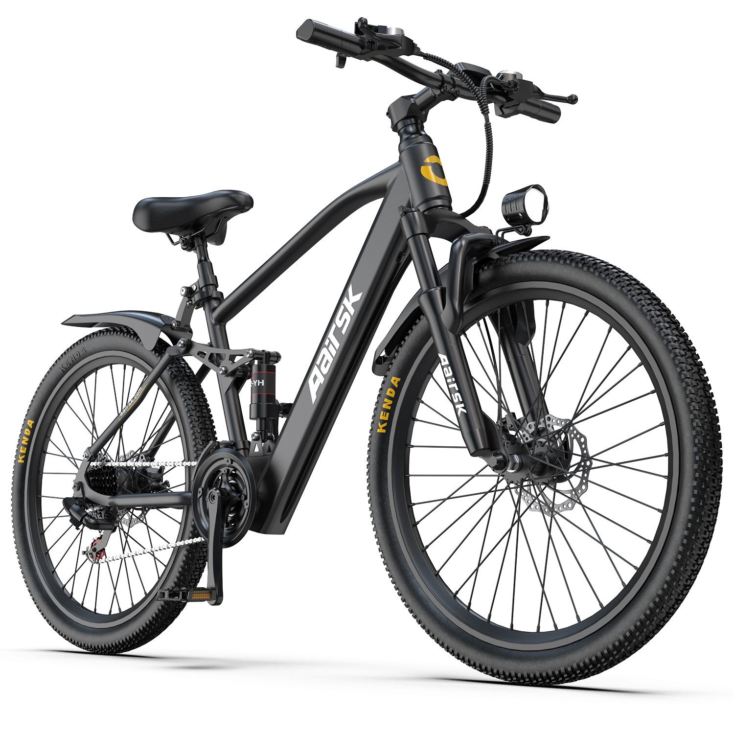 ibettertec E-Bike Cityrad 26 Zoll,Pedelec mit 36V 10/13AH Akku 250 W Motor, 55km, 250 Wh, (Pedelec Herren Damen, E Bike 21 Gang, E Bike 7 Gang, Trekking E Bike, City E Bike 250W, Elektrofahrrad für Pendler, E Bike 36V Akku, E Bike City und Tour)