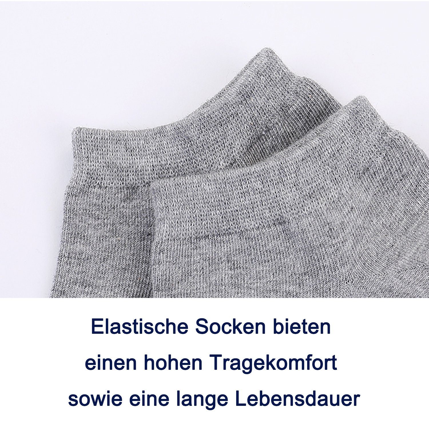 Libella Sneakersocken 2301 (12-Paar, uni Paar Pack) Weiß Farbe Sneaker 10/12er Socken 10/12