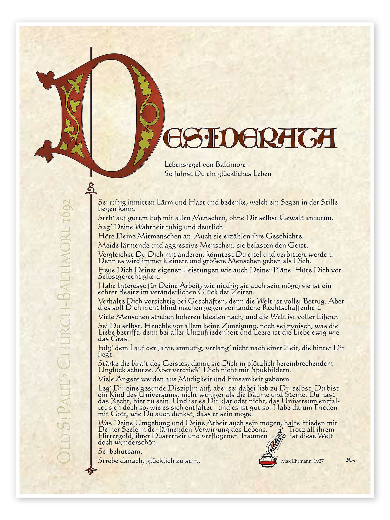 Poster Dirk H. Wendt