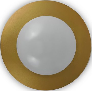 niermann Deckenleuchte Deckenschale Saturn, gold, ohne Leuchtmittel, E27 Fassung für einfachen Leuchtmittelwechsel