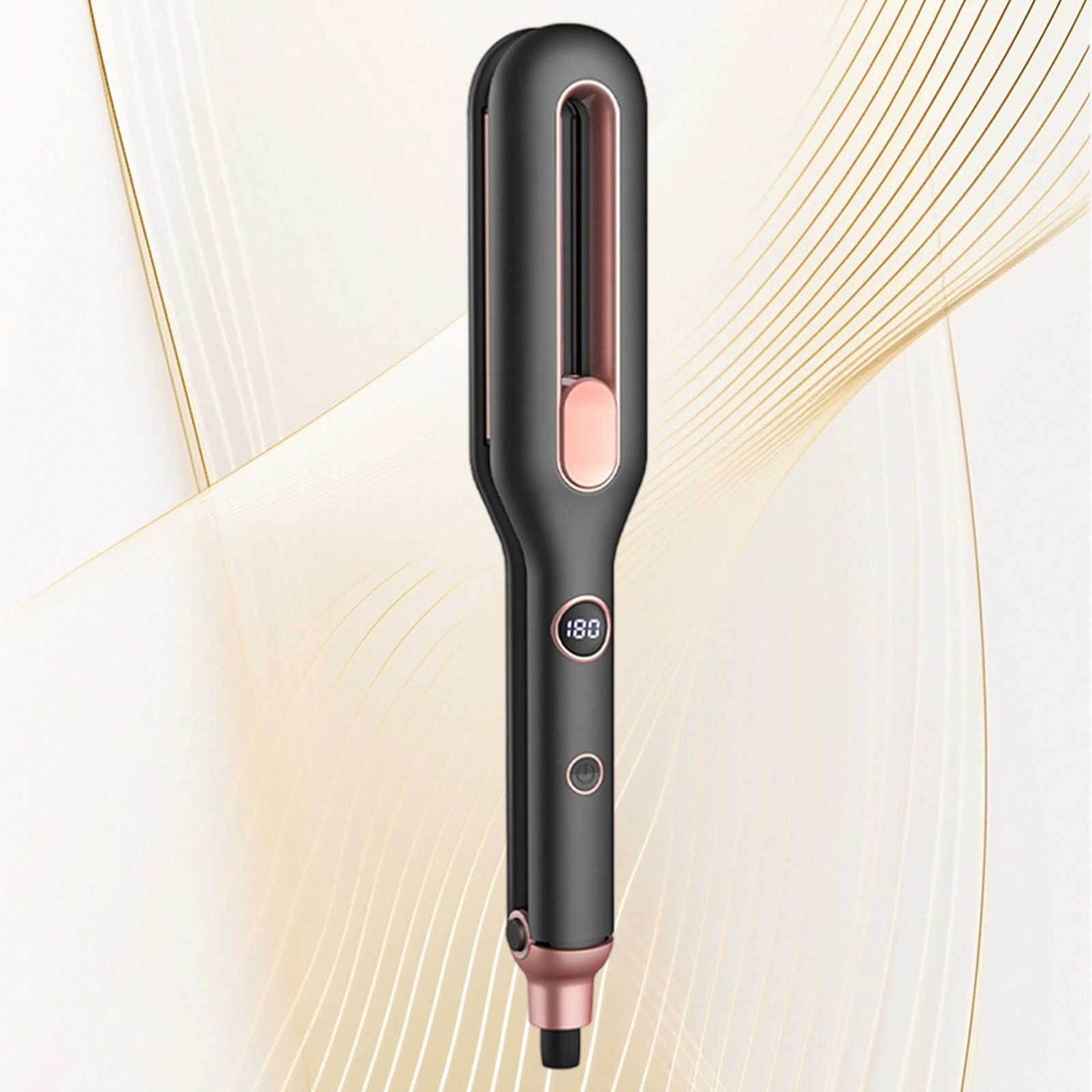REDOM Glätteisen 2-in-1 Haarglätter Lockenstab Profi Haarstyler mit Ionenfunktion Keramik-Beschichtung, Turmalin-Keramikplatten Schnellaufheizung Anti-Statik Auto-Off, mit LCD-Display Keramik Wellen Klein Locken Hair Stylen usw