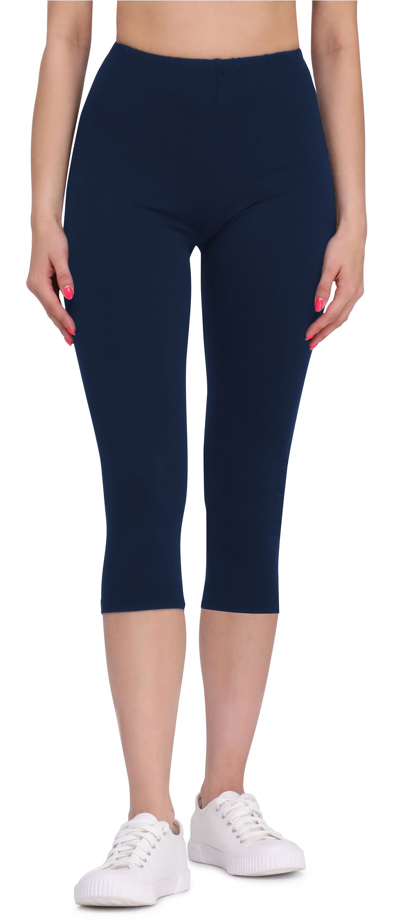 Leggings Damen 3/4 Capri Hose aus Viskose BLV50-148