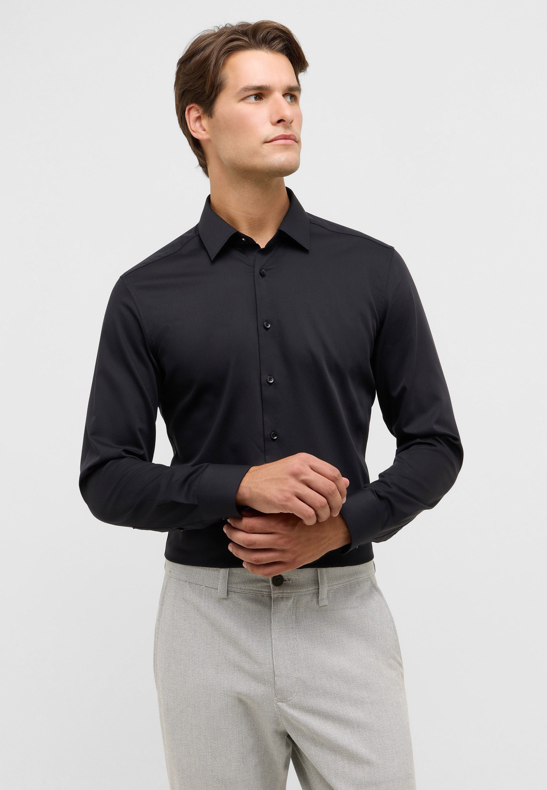 Eterna Langarmhemd SLIM FIT NON IRON günstig online kaufen