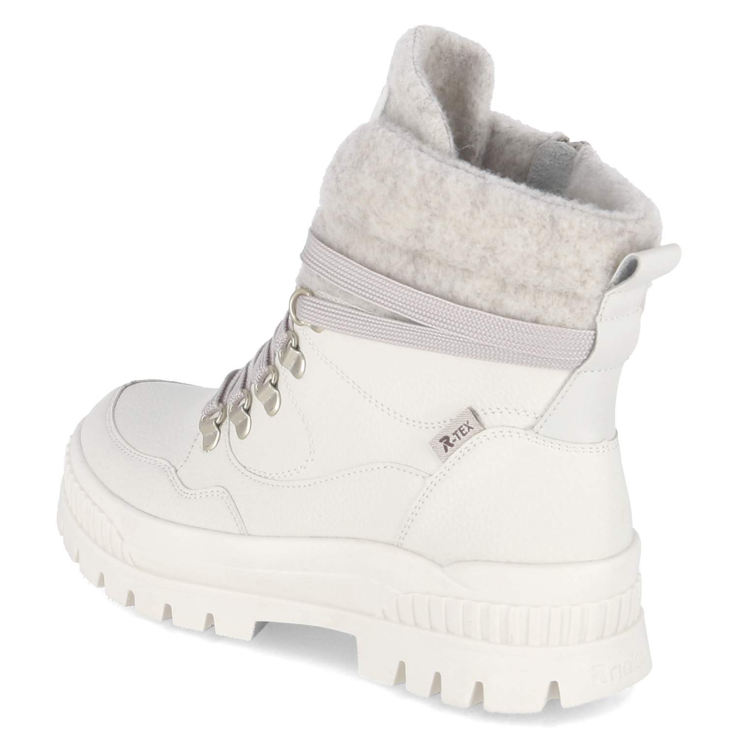 Rieker Rieker W2171-81 Damen Leder & Textil white Winterstiefel