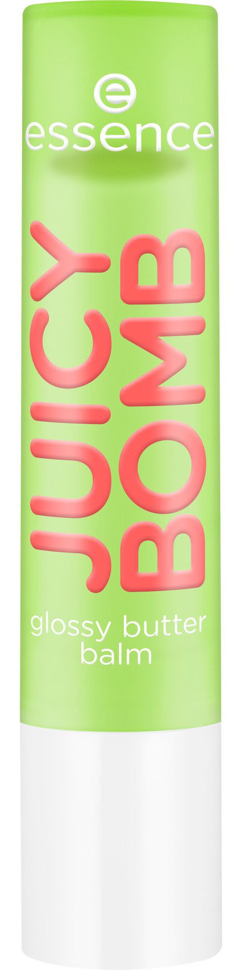 Essence Lippenbalsam JUICY BOMB GLOSSY BUTTER BALM, 3-tlg., für weiche, glänzende Lippen