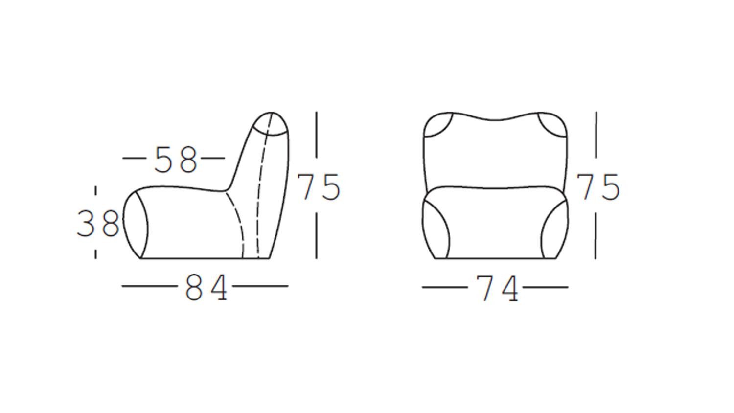 freistil ROLF BENZ Sessel Sessel Pandabär ROLF BENZ freistil 171 schwarzgrau grau