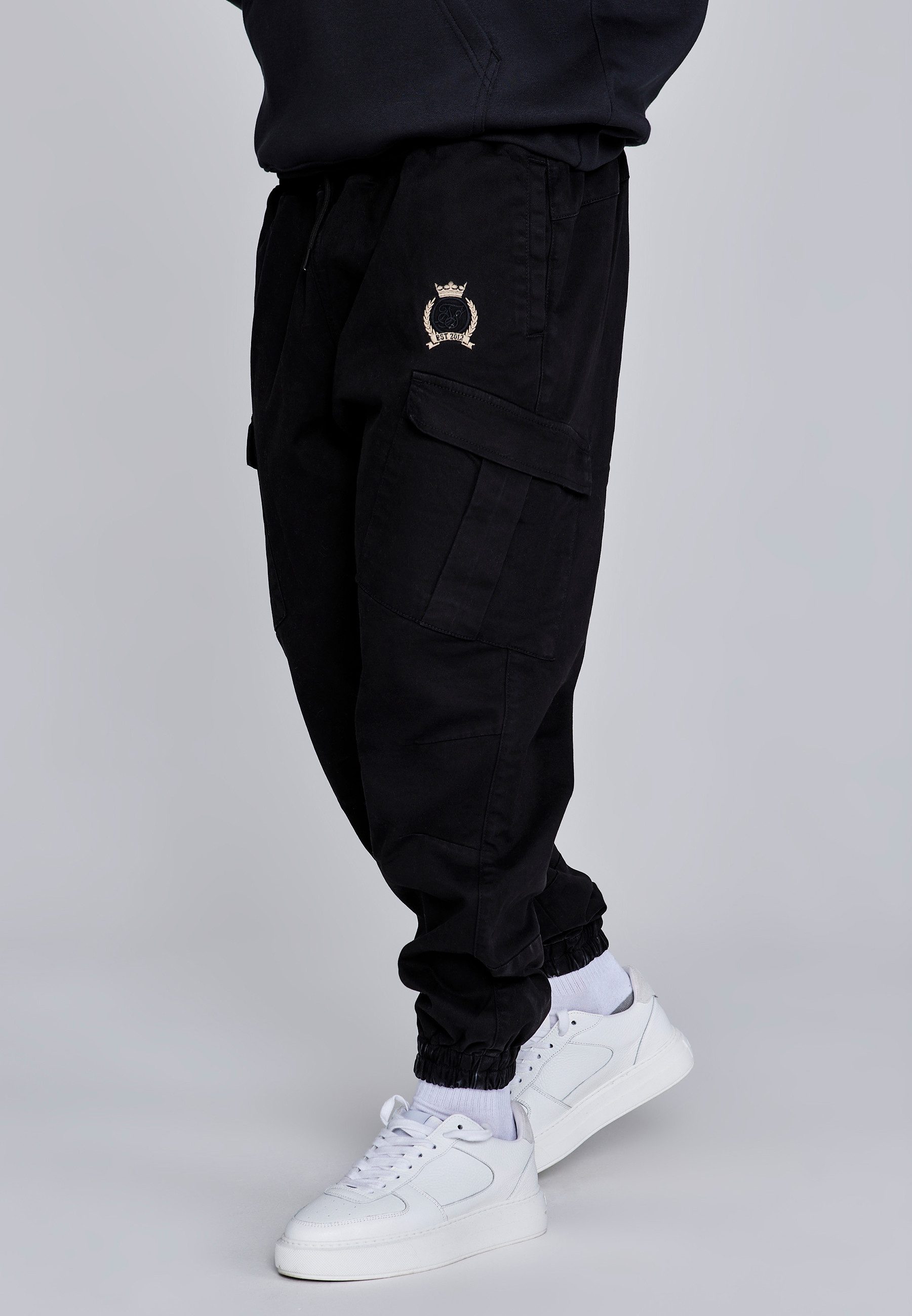 Siksilk Cargohose SikSilk Herren Regular Fit Cargohose günstig online kaufen