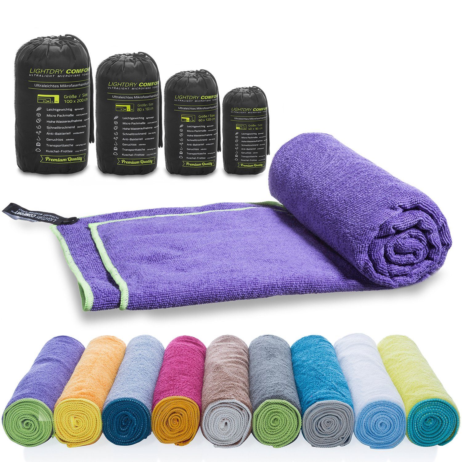 LightDry Reisehandtuch LightDry Reisehandtuch – Leichtes Mikrofaser-Sport u günstig online kaufen