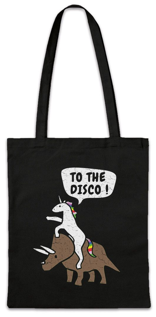 Urban Backwoods Beuteltasche To The Disco Unicorn Stofftasche gay lesbian homosexual Trans Queer (1-tlg), LGBT LGBTQ Divers