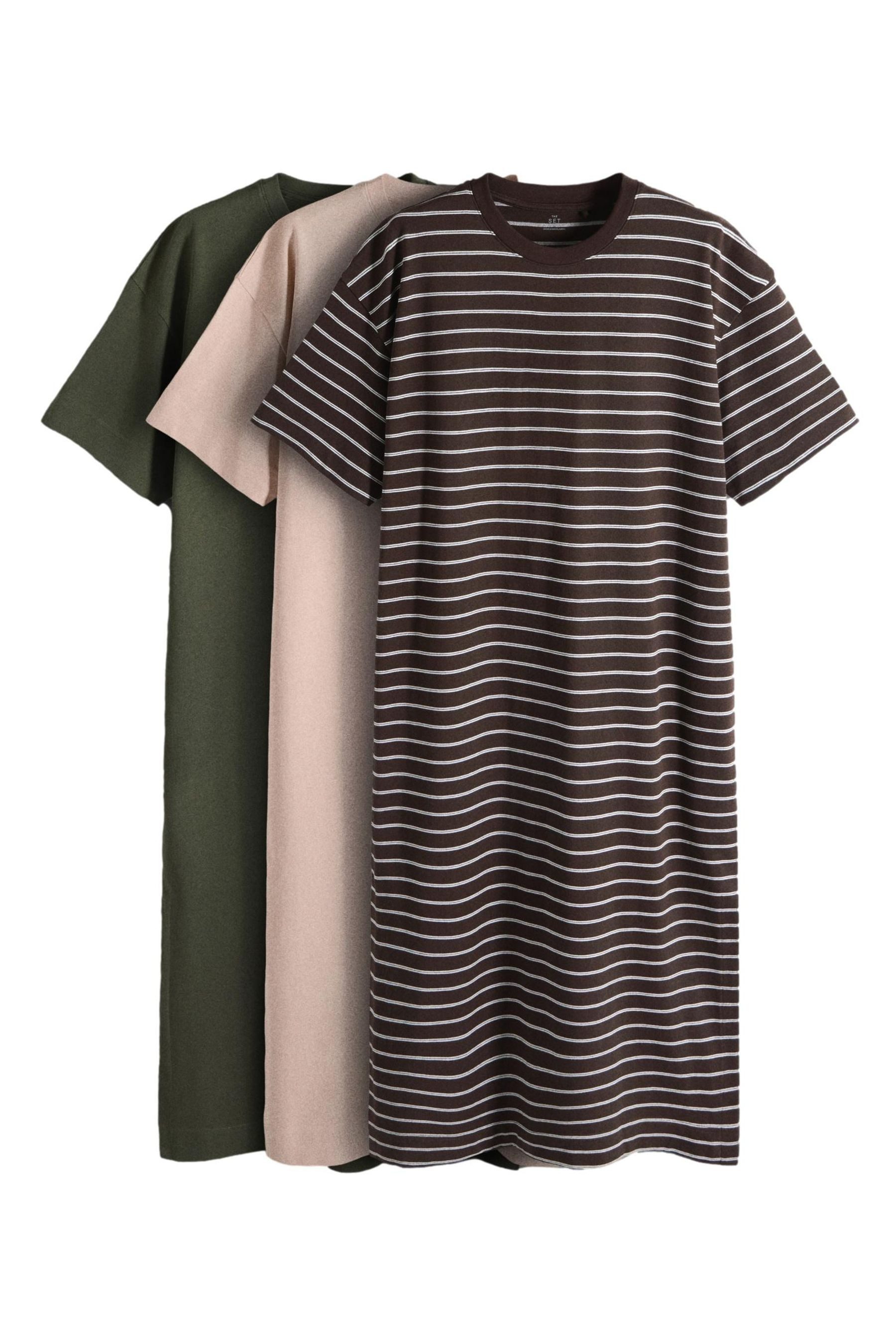 The Set Maxikleid The Set T-Shirt-Maxikleider, 3er-Pack (3-tlg)