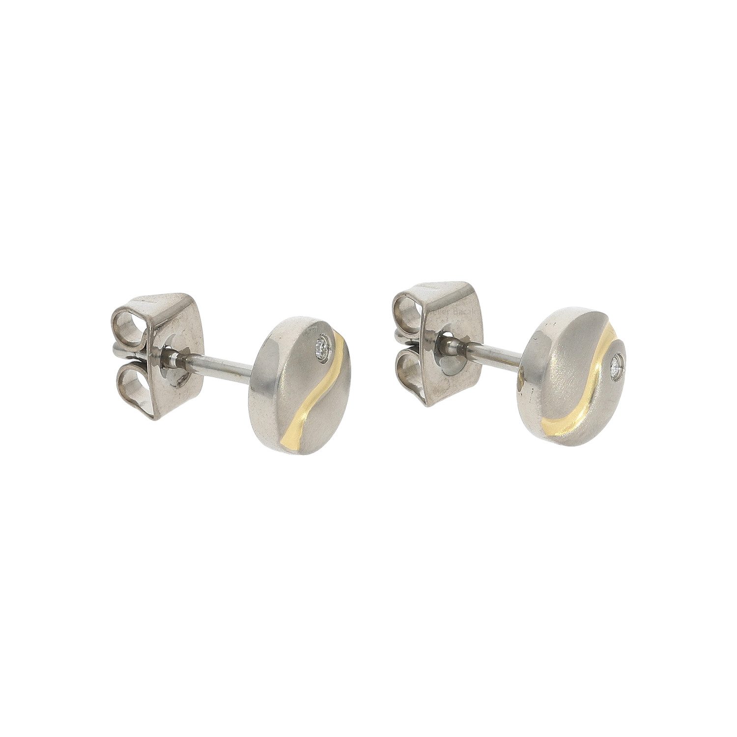 Boccia Paar Ohrstecker Boccia Ohrstecker 05028-04 mit Brillant (kein Set, 2-tlg., inkl. edelm Schmucketui)
