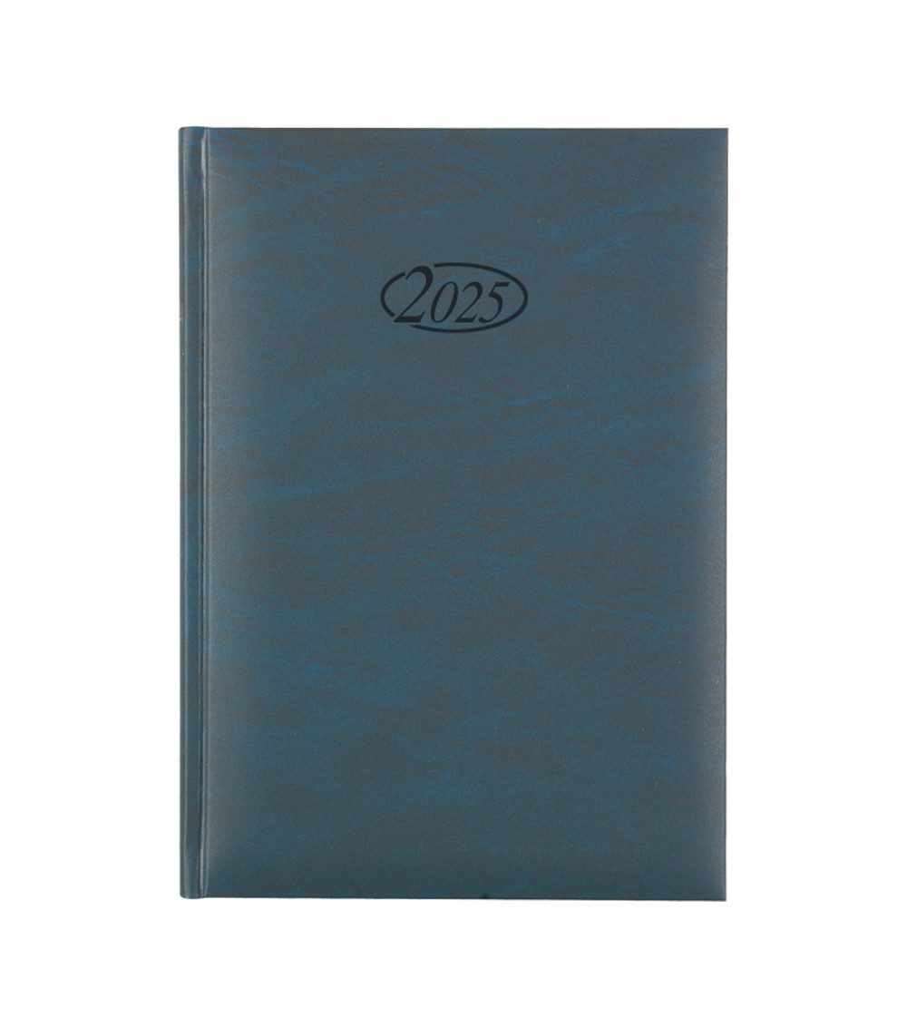 Stylex Schreibwaren Buchkalender Buchkalender 2025 / Chefkalender / Farbe: blau
