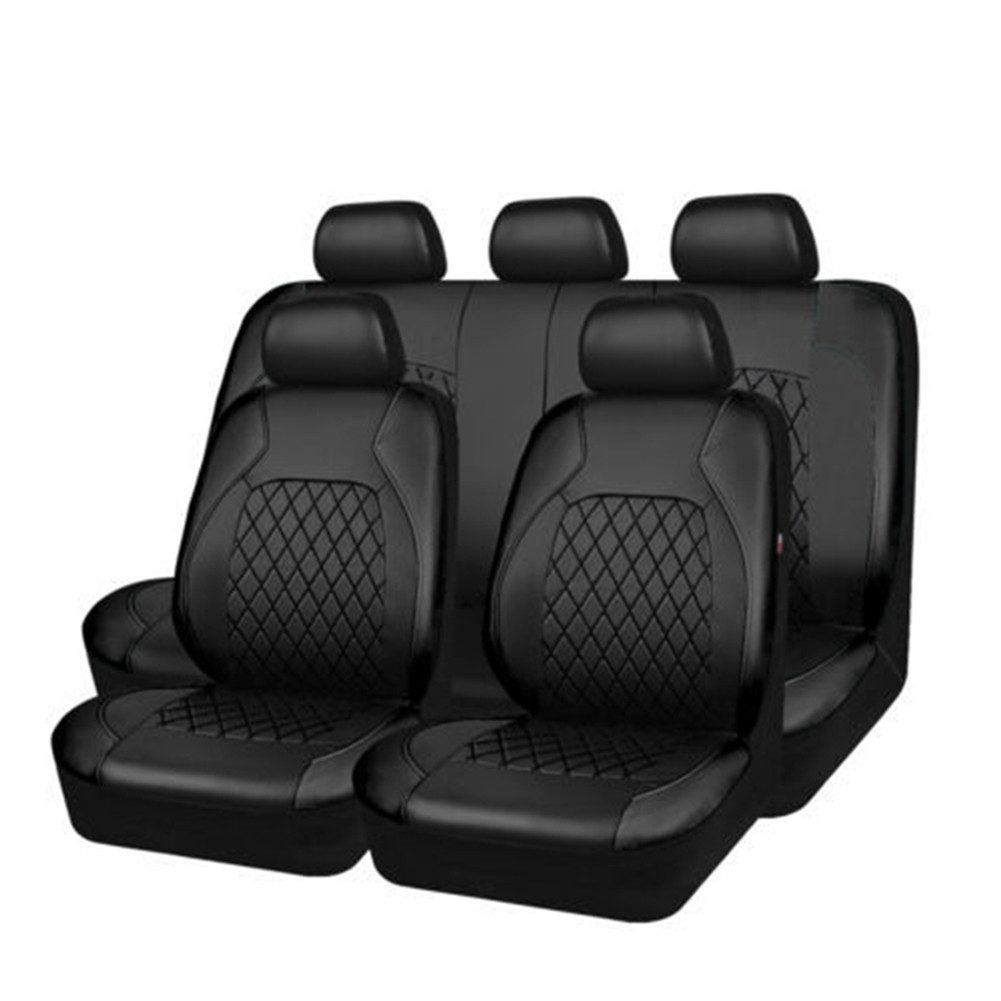 GarveeMore Autositzauflage 9PCS Autositzbezüge Wasserdicht Anti-Rutsch Sitzschutzabdeckungen, Autositzbezüge für Universal Auto Trucks Van SUV Zubehör