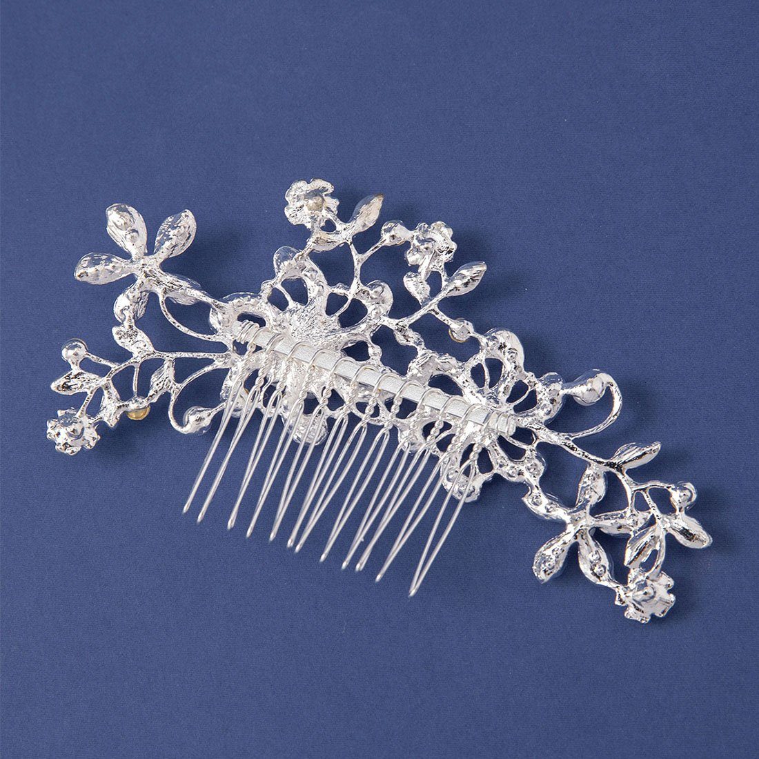 mit Diadem GLAMO Frauen Haarschmuck Brauthaarkamm Strass Hochzeit Haarteil Perle