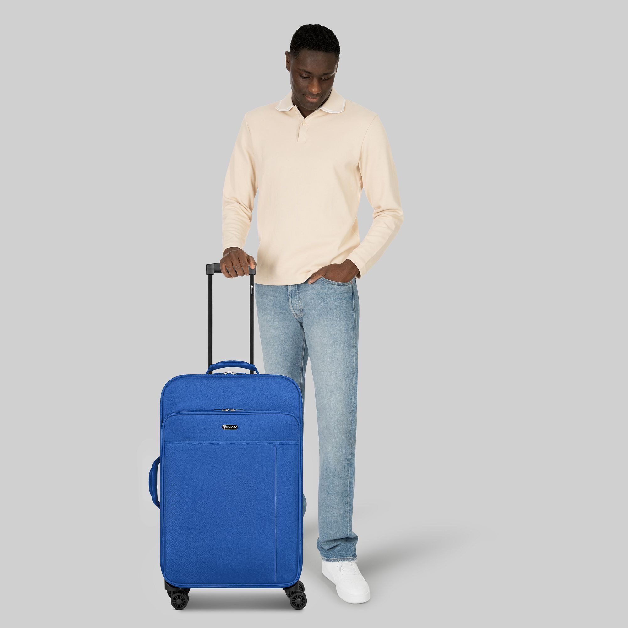 CHECK.IN® Weichgepäck-Trolley Sevilla 2.0, 4 Rollen, Polyester
