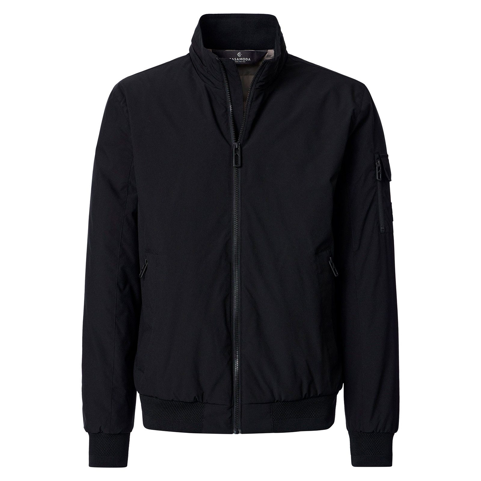 CASAMODA Blouson CasaModa Übergrößen Funktions-Blouson schwarz leicht