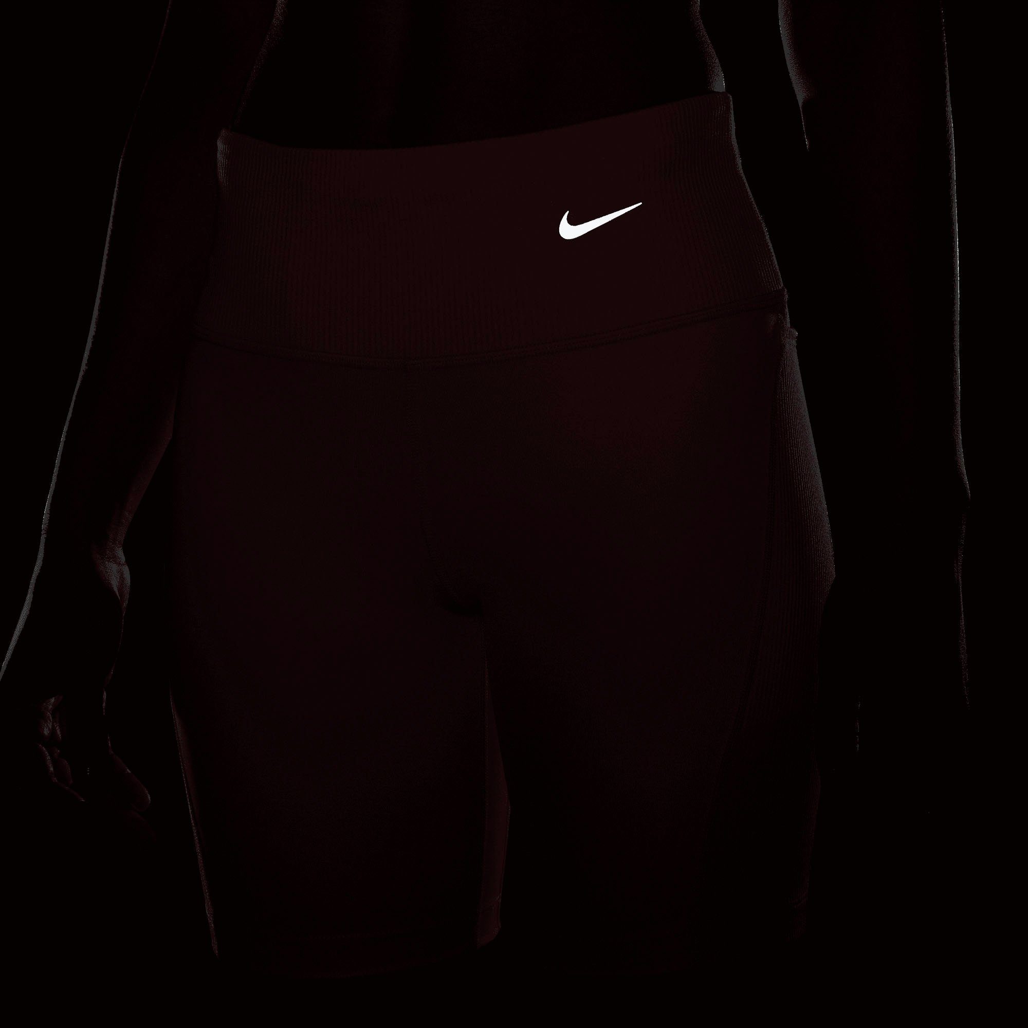 rot Lauftights Shorts Nike Dri-FIT Women's